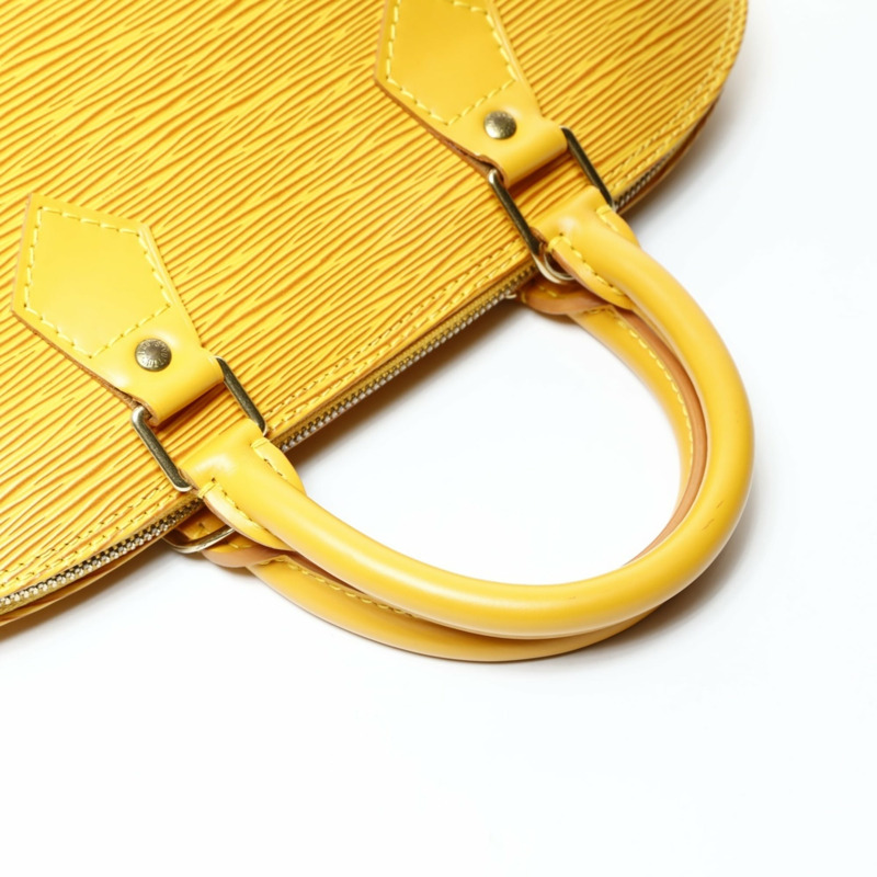 路易威登 Alma PM Epi 皮革手提包 M52149,1996 年,黃色-11