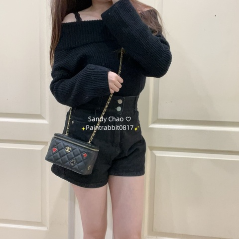 ෆ Chanel撲克牌盒子包 化妝包