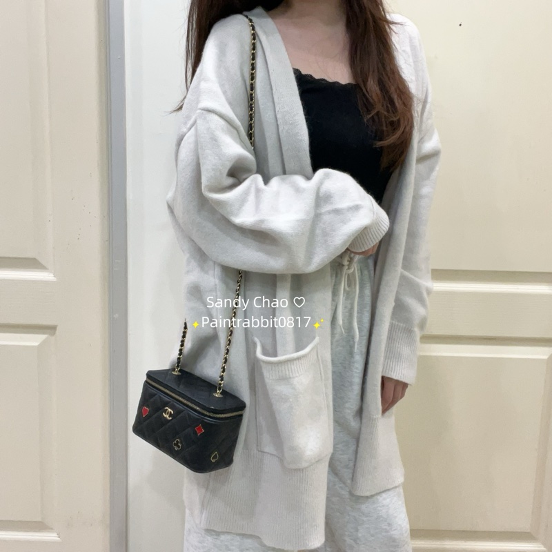 ෆ Chanel撲克牌盒子包 化妝包-3