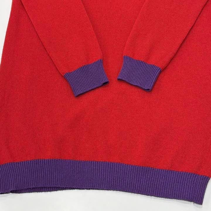 義大利PINKO 撞色字母毛料洋裝-5