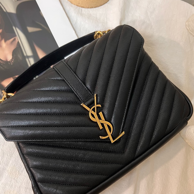 ෆ YSL COLLEGE郵差包 學院包-9