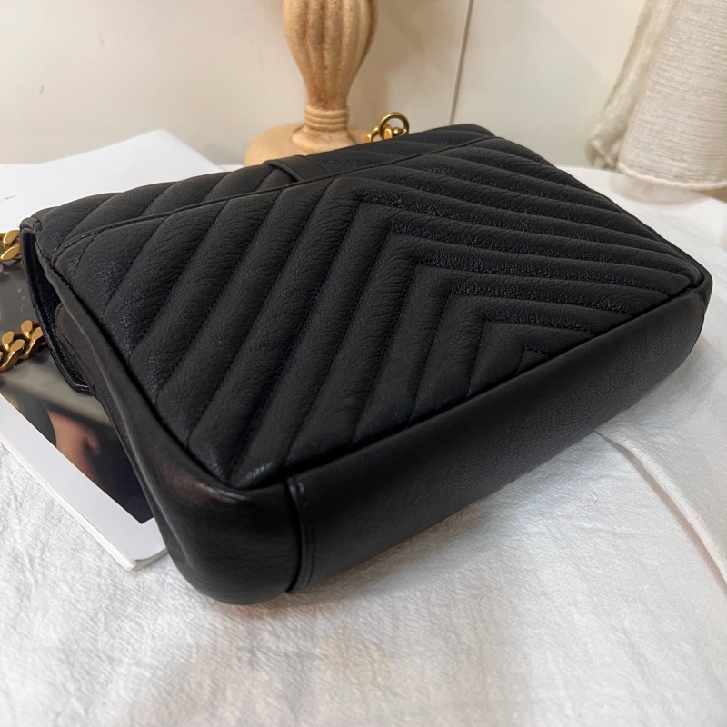 ෆ YSL COLLEGE郵差包 學院包-10