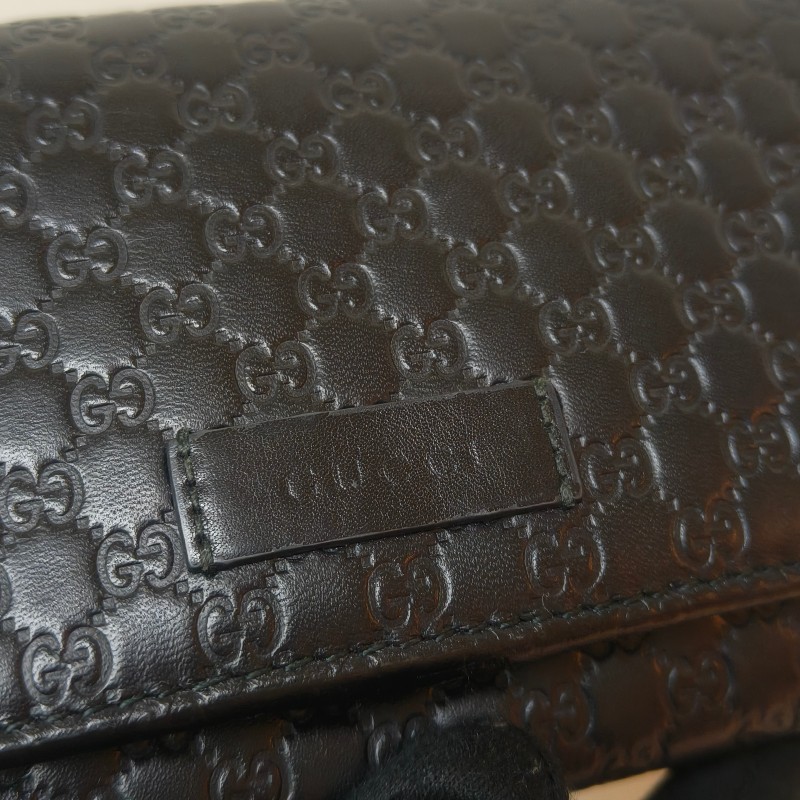 【🐴馬上下單最優惠】🧧限時降價至2/11(原$9800)【9成新】㊣✨GUCCI✨古馳 黑色 牛皮 壓紋 老花 釘釦 長夾 錢包 皮夾/雙G/二手包/保證正品🌳二手樹屋🌳-7