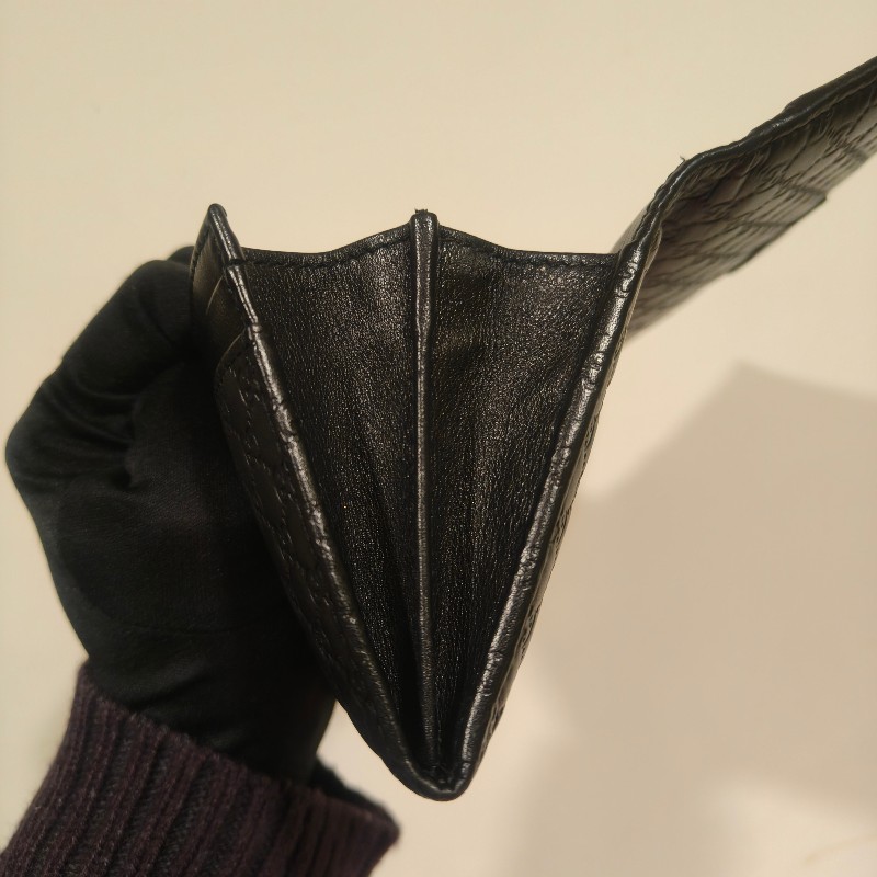 【🐴馬上下單最優惠】🧧限時降價至2/11(原$9800)【9成新】㊣✨GUCCI✨古馳 黑色 牛皮 壓紋 老花 釘釦 長夾 錢包 皮夾/雙G/二手包/保證正品🌳二手樹屋🌳-26