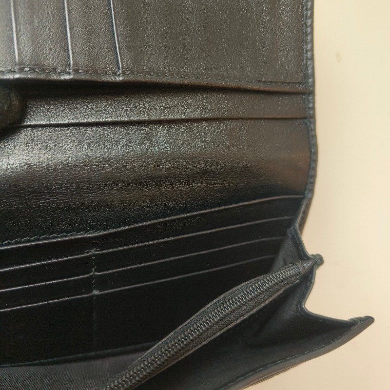 【🐴馬上下單最優惠】🧧限時降價至2/11(原$9800)【9成新】㊣✨GUCCI✨古馳 黑色 牛皮 壓紋 老花 釘釦 長夾 錢包 皮夾/雙G/二手包/保證正品🌳二手樹屋🌳-35