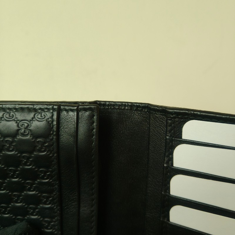 【🐴馬上下單最優惠】🧧限時降價至2/11(原$9800)【9成新】㊣✨GUCCI✨古馳 黑色 牛皮 壓紋 老花 釘釦 長夾 錢包 皮夾/雙G/二手包/保證正品🌳二手樹屋🌳-37