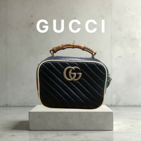✈️老闆出國不在‼️狂降甜價至4/5（原29800）【9成新】㊣✨GUCCI✨（附防塵袋）古馳 GG Marmont 竹節 金屬 拼色 復古 箱包 鏈條 餐盒包 相機包 肩背包 斜背包/雙G/二手包/保證正品🌳二手樹屋🌳