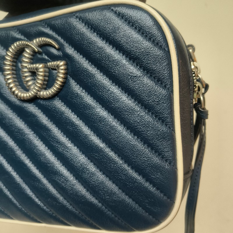 【🐴馬上下單最優惠】🧧限時降價至2/11（原$33800）【9成新】㊣✨GUCCI✨（附防塵袋）古馳 GG Marmont 竹節 金屬 拼色 復古 箱包 鏈條 餐盒包 相機包 肩背包 斜背包/雙G/二手包/保證正品🌳二手樹屋🌳-15