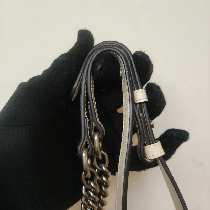 【🐴馬上下單最優惠】🧧限時降價至2/11（原$33800）【9成新】㊣✨GUCCI✨（附防塵袋）古馳 GG Marmont 竹節 金屬 拼色 復古 箱包 鏈條 餐盒包 相機包 肩背包 斜背包/雙G/二手包/保證正品🌳二手樹屋🌳-32