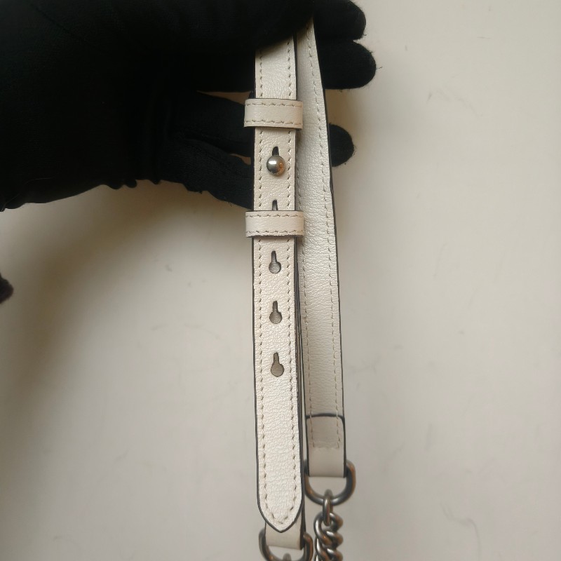 【🐴馬上下單最優惠】🧧限時降價至2/11（原$33800）【9成新】㊣✨GUCCI✨（附防塵袋）古馳 GG Marmont 竹節 金屬 拼色 復古 箱包 鏈條 餐盒包 相機包 肩背包 斜背包/雙G/二手包/保證正品🌳二手樹屋🌳-33