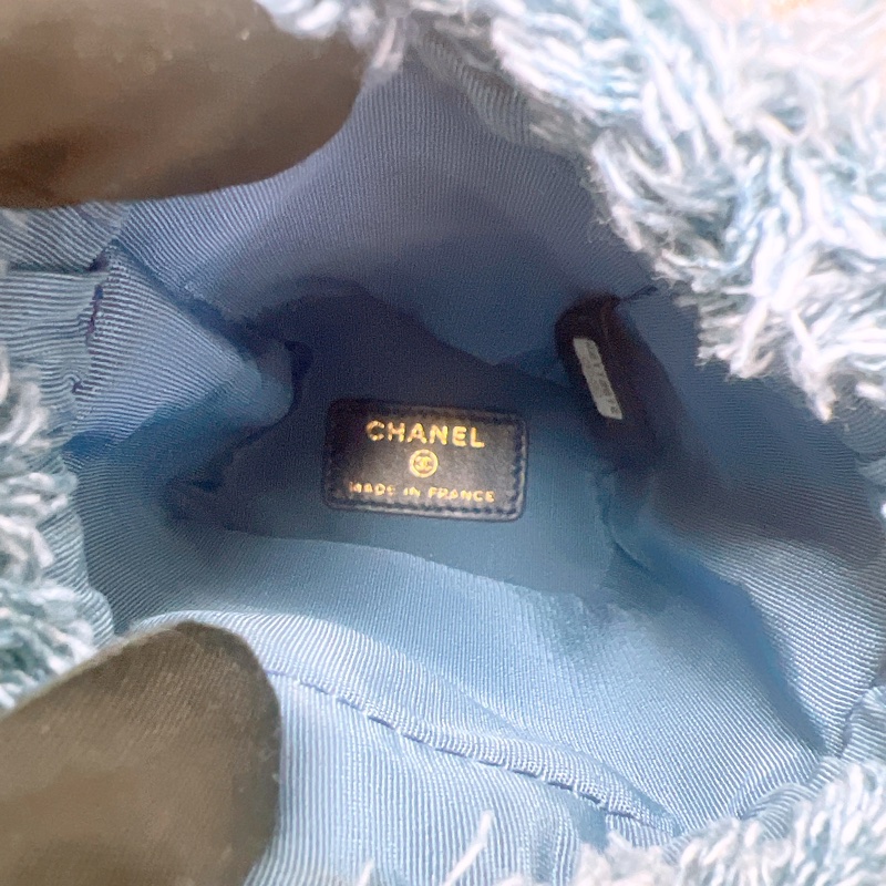 Chanel 22p 迷你丹寧牛仔水桶-10