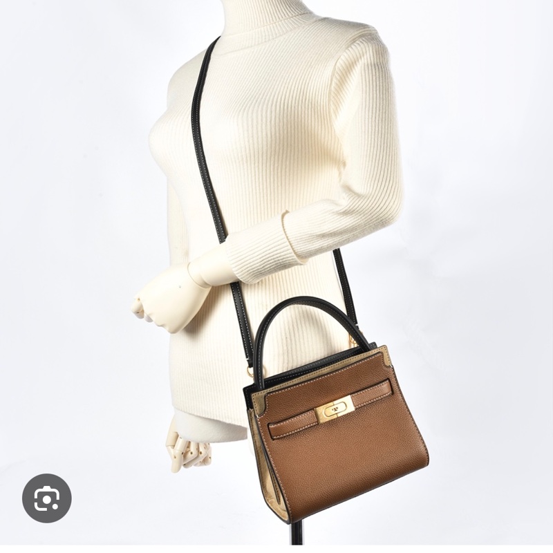 Tory Burch 棕色斜背包包(兩條肩背帶)-1