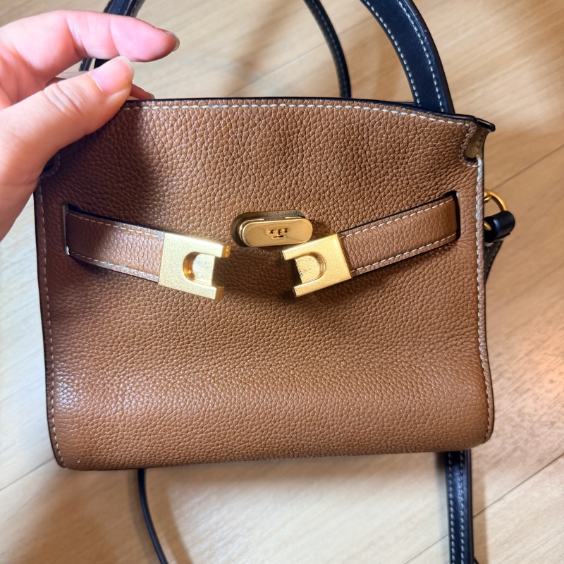 Tory Burch 棕色斜背包包(兩條肩背帶)-2