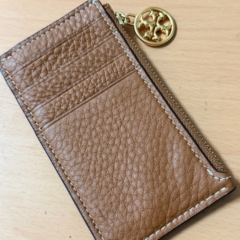 Tory Burch 棕色斜背包包（兩條肩背帶）贈同牌卡夾零錢包-14