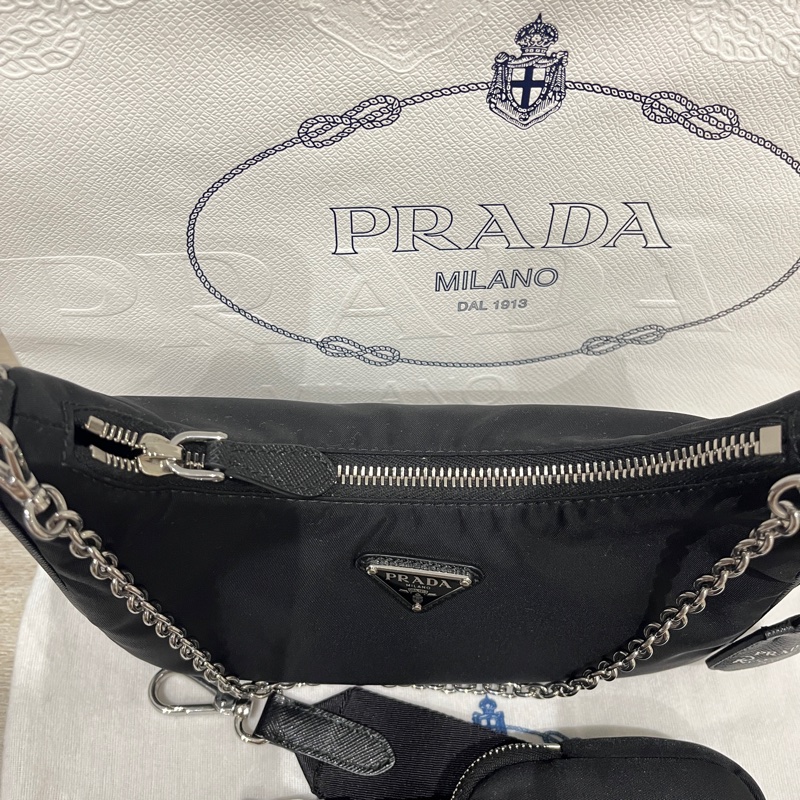 Prada Re-Edition 2005 Re-Nylon 三合一包🖤-4