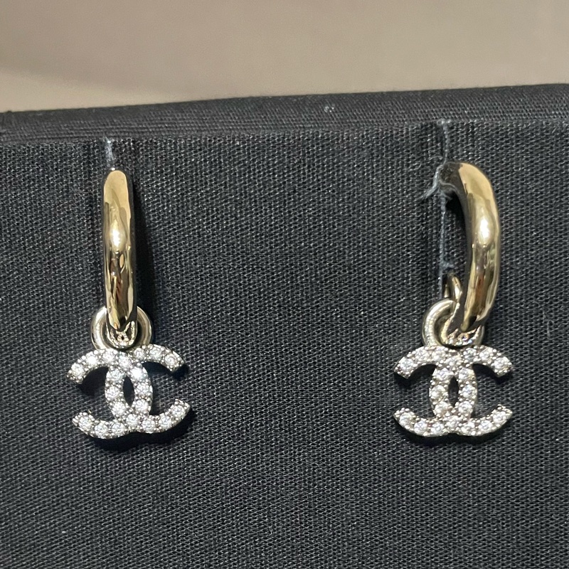 香奈兒雙扣耳環-4