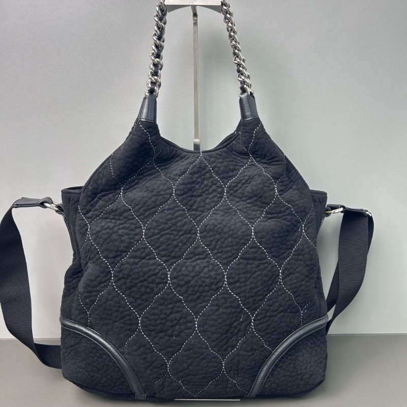 Chanel 黑色麂皮機場包 35*9*38 98新配件保卡塵袋-2