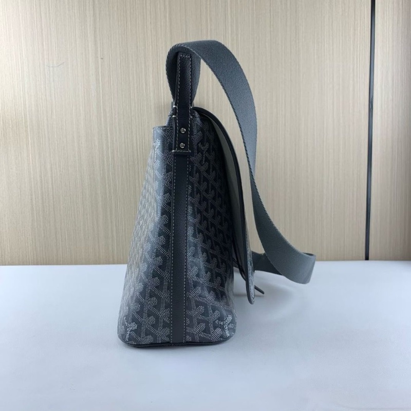 Goyard 灰色Capetien男款郵差包成35*25*13 99新配件塵袋-2
