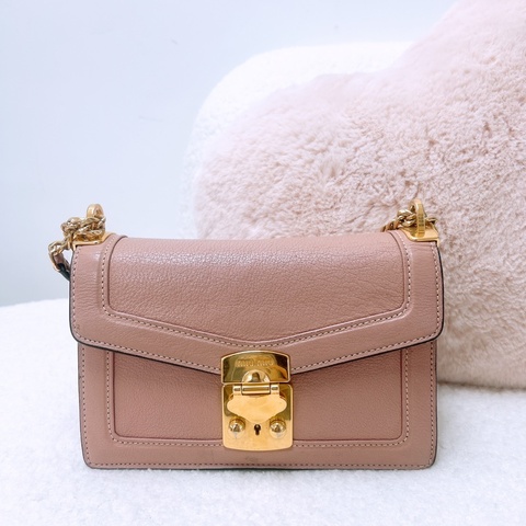 Miu miu 粉色鏈條包/斜挎包