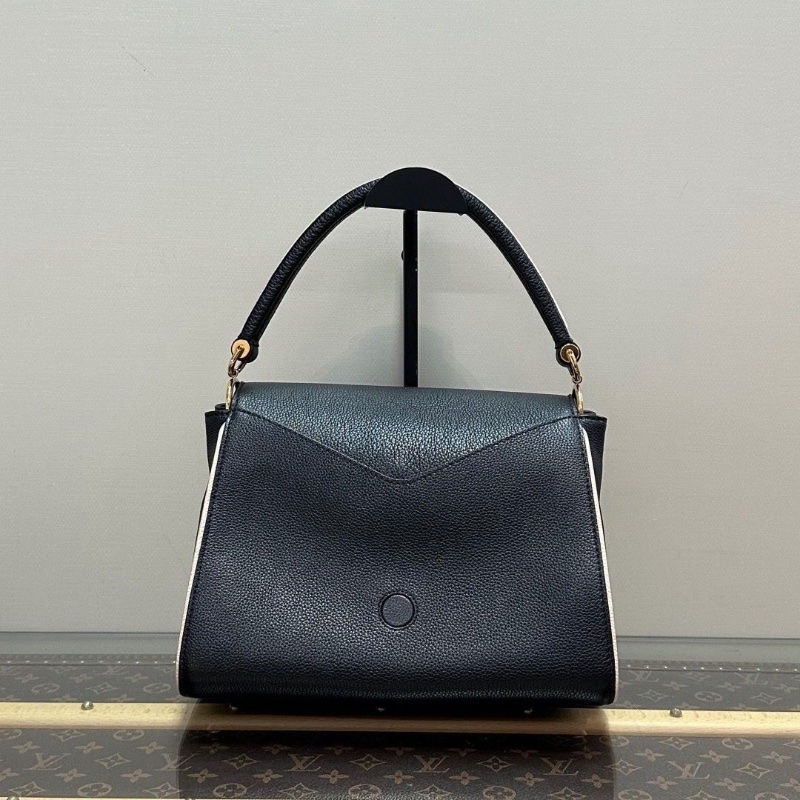 LV 黑色拼老花double V字手提肩背包28*20*15 98新配件塵袋配件塵袋-2