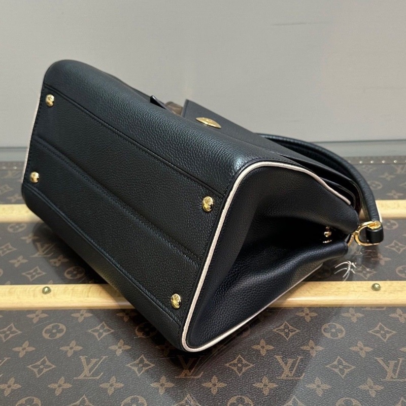 LV 黑色拼老花double V字手提肩背包28*20*15 98新配件塵袋配件塵袋-5