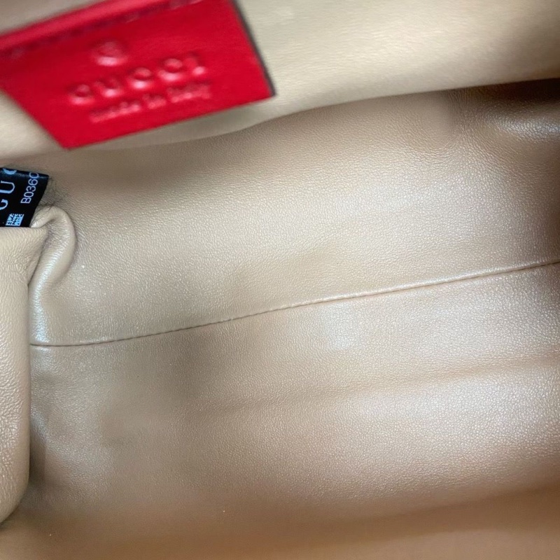 Gucci Diana竹節蛇皮mini托特包20*16*9 98新配件盒子塵袋肩帶-6