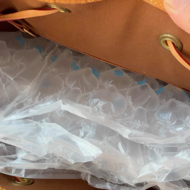 LV中古老花大號雙肩包-4