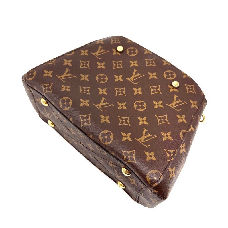 LV 經典老花蒙田BB手提斜背包30*19.5*13 98新配件塵袋 鎖鑰匙-3