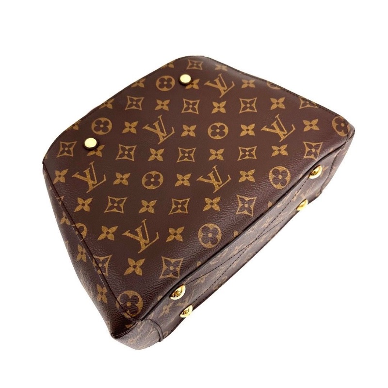 LV 經典老花蒙田BB手提斜背包30*19.5*13 98新配件塵袋 鎖鑰匙-6