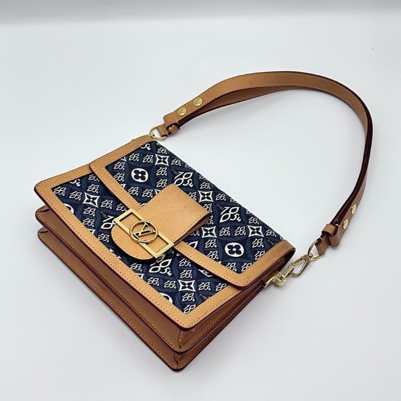 LV Dauphine達芙妮中號肩背斜背包25*17*11 98新配件塵袋-5