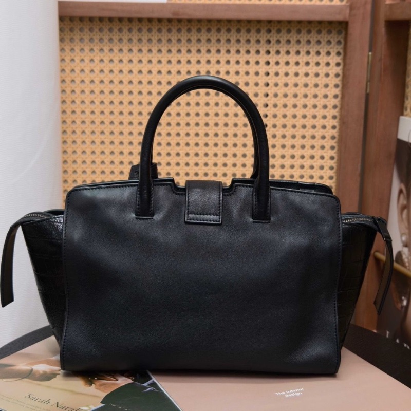 YSL黑色啞光扣Downtown Cabas小號手提斜背包 26*17*11 98新配件塵袋-2