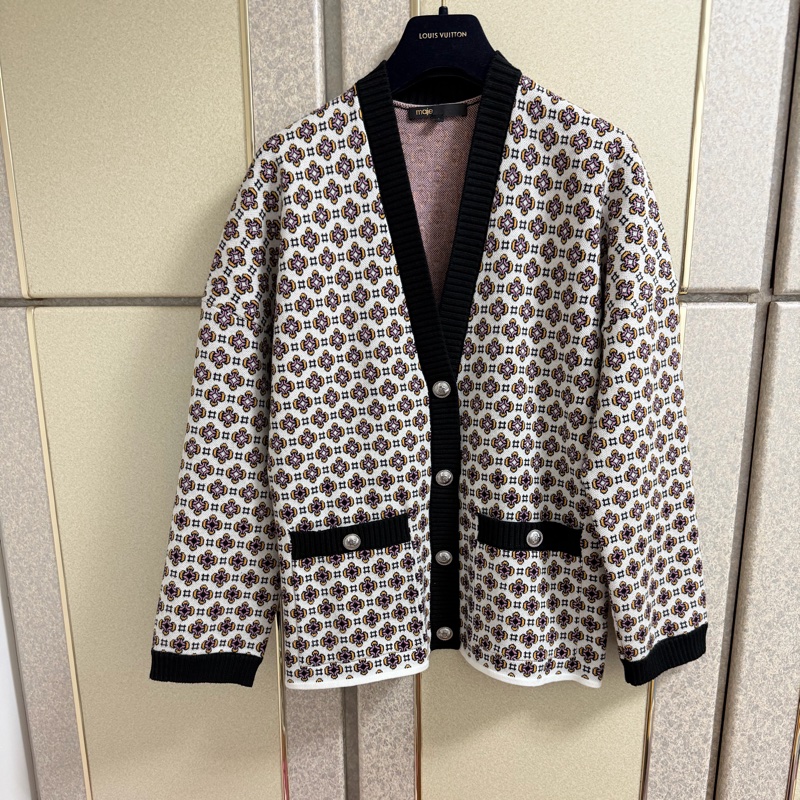 75）Maje正品針織毛衣外套 寬鬆版S-XL皆可穿 95成新-0