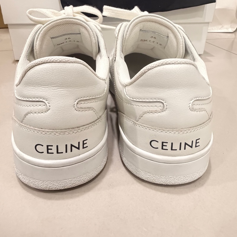 Celine凱旋門 logo 小白鞋-6