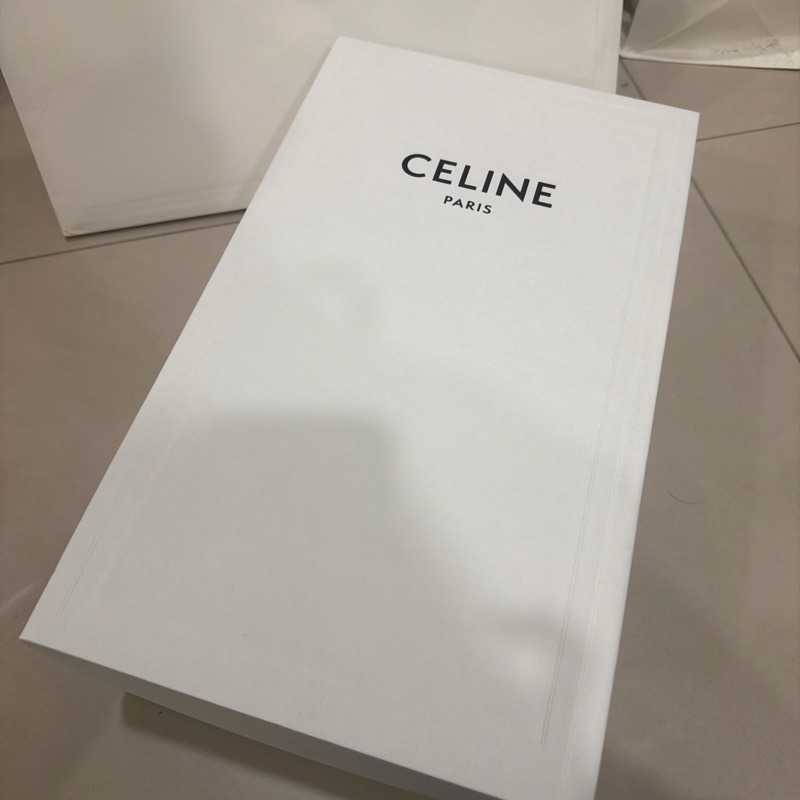 Celine凱旋門 logo 小白鞋-11