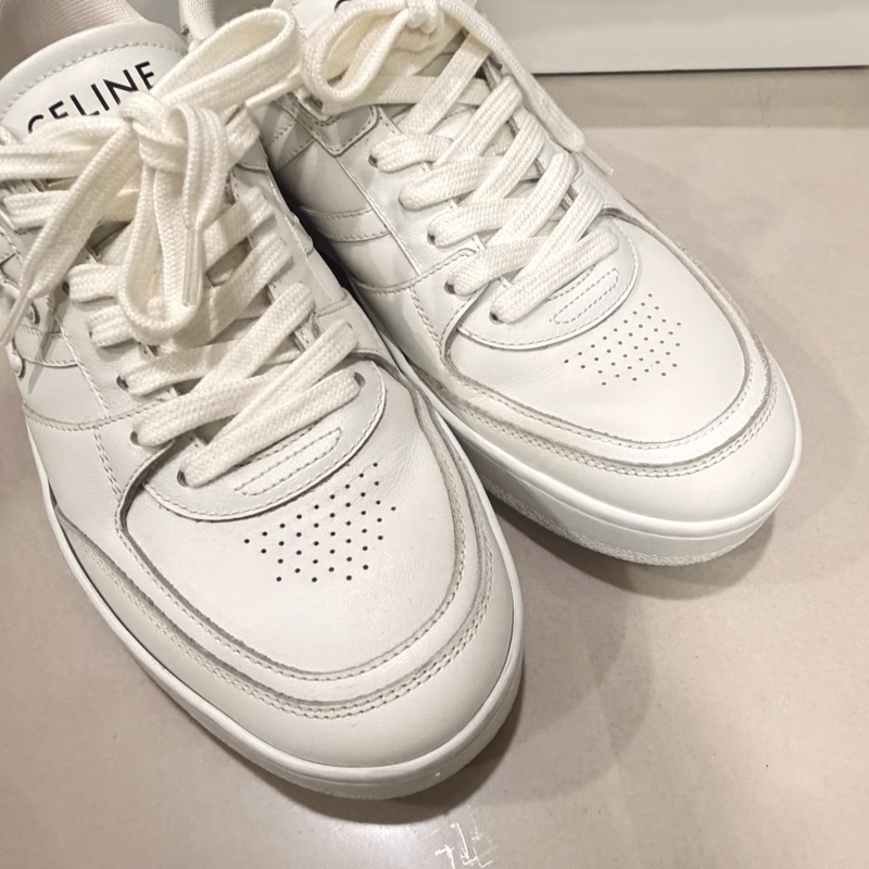 Celine凱旋門 logo 小白鞋-12