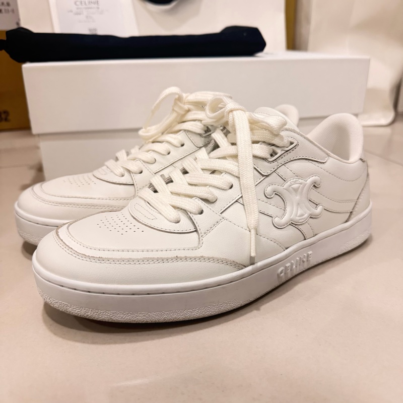 Celine凱旋門 logo 小白鞋-4