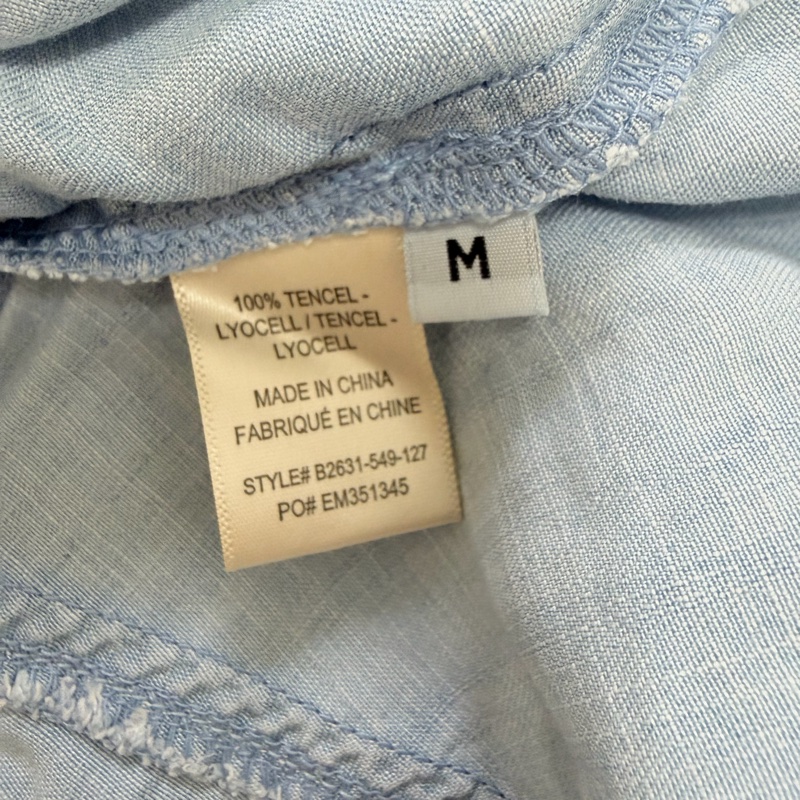 全新Bella Dahl 正品tencel質感軟牛仔上衣 M號-6
