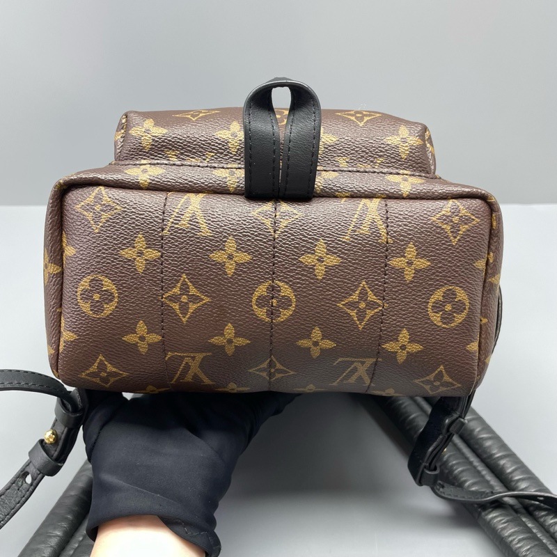 97新 LV路易威登老花雙肩包17年芯片/20*30*9cm/-9