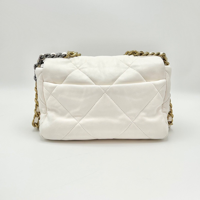 CHANEL 白金19bag小號肩背斜背包26*16*7.5 98新配件塵袋保卡-6
