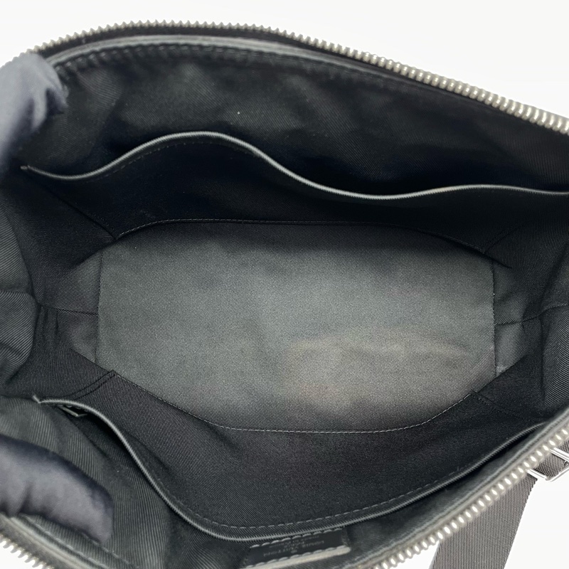 97新 LV奧德賽黑灰老花郵差包18年芯片/31*26*11cm/-5