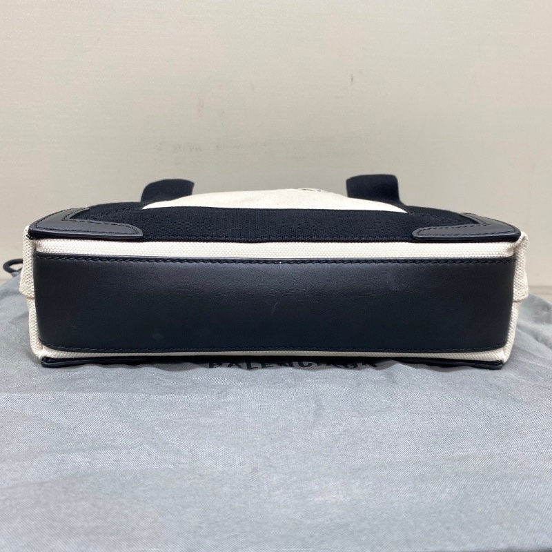 BALENCIAGA NAVY 徽標Logo子母手提肩背斜背包25*20*7.5 98新配件塵袋-4