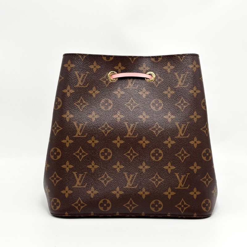 LV 經典老花粉水桶手提肩背斜背包26*26*17.5 98新配件塵袋包撐-6