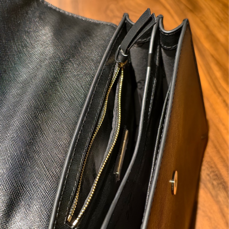 經典款 Tory Burch Emerson 黑金防刮鏈條包-21