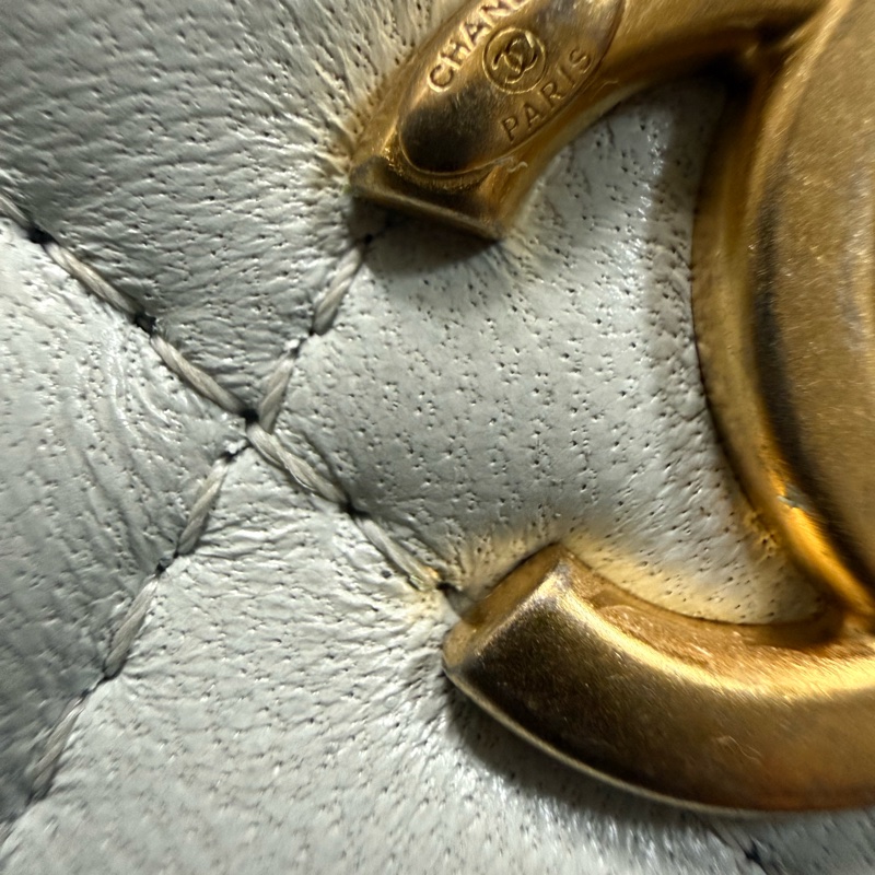 Chanel 山茶花17 cm mini手機包/肩背包 山茶花金色可調節扣-6