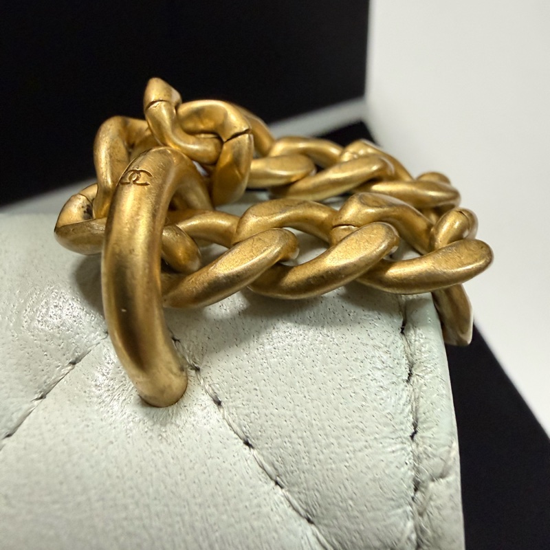 Chanel 山茶花17 cm mini手機包/肩背包 山茶花金色可調節扣-7