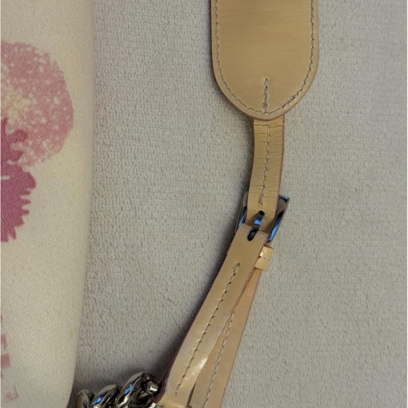 Vintage Dior稀有款粉色老花腋下包-9