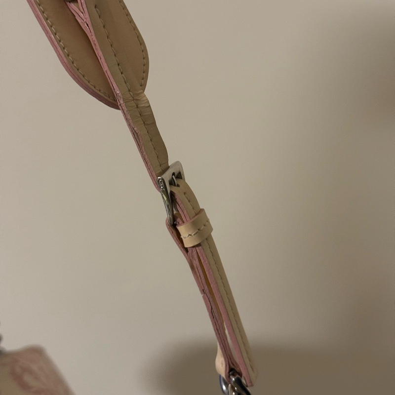 Vintage Dior稀有款粉色老花腋下包-31