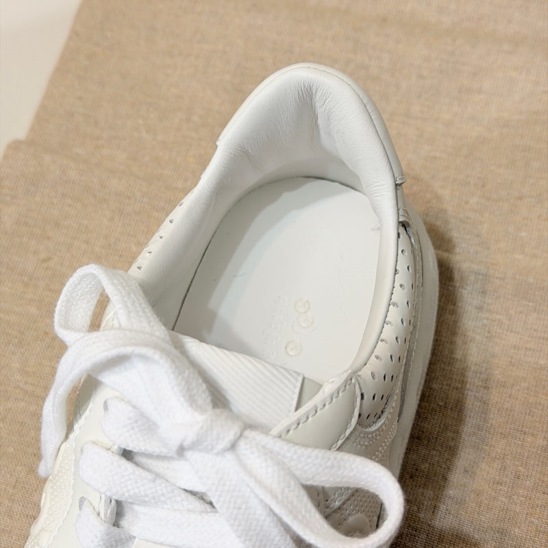 914intheair精品代購『全新閒置』Gucci古馳浮雕GG Logo 厚底餅乾鞋小白鞋-15