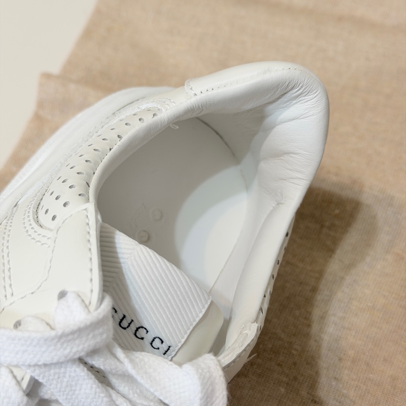 914intheair精品代購『全新閒置』Gucci古馳浮雕GG Logo 厚底餅乾鞋小白鞋-18