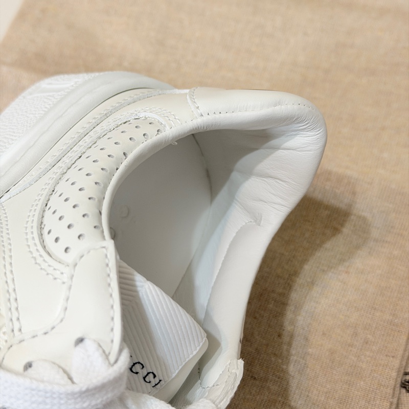 914intheair精品代購『全新閒置』Gucci古馳浮雕GG Logo 厚底餅乾鞋小白鞋-19
